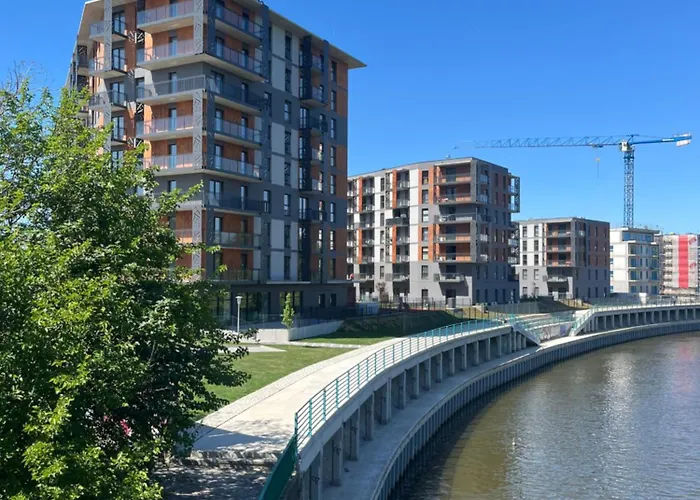 Appartement Jesionowe Ashwood Widok Na Odre 1,4 Km Od Rynku Parking Podziemny W Cenie Klimatyzacja Sauna W 1 River Oder View 1,4 Km Market Square Underground Parking Balcony Air Conditioning Wrocław