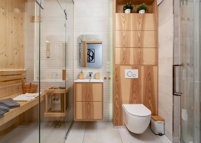 Jesionowe Ashwood Widok Na Odre 1,4 Km Od Rynku Parking Podziemny W Cenie Klimatyzacja Sauna W 1 River Oder View 1,4 Km Market Square Underground Parking Balcony Air Conditioning *