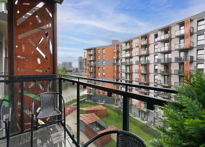 Jesionowe Ashwood Widok Na Odre 1,4 Km Od Rynku Parking Podziemny W Cenie Klimatyzacja Sauna W 1 River Oder View 1,4 Km Market Square Underground Parking Balcony Air Conditioning Appartement Wrocław