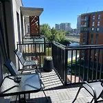 Appartement Jesionowe Ashwood Widok Na Odre 1,4 Km Od Rynku Parking Podziemny W Cenie Klimatyzacja Sauna W 1 River Oder View 1,4 Km Market Square Underground Parking Balcony Air Conditioning Wrocław