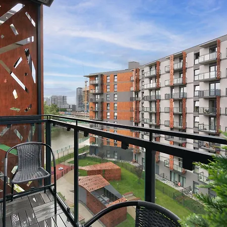 Jesionowe Ashwood Widok Na Odre 1,4 Km Od Rynku Parking Podziemny W Cenie Klimatyzacja Sauna W 1 River Oder View 1,4 Km Market Square Underground Parking Balcony Air Conditioning Appartement Wrocław